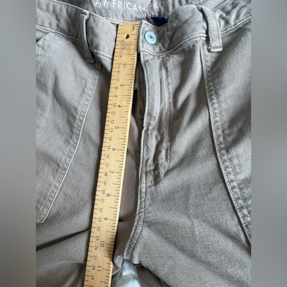 American Eagle high waist dreamy drape baggy wide leg cargo size 14 - Picture 8 of 10